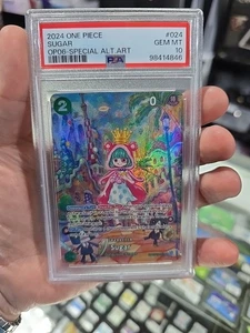 One Piece Sugar OP04-024 Special Alt Art - PSA 10 - English - Picture 1 of 2