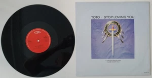 1988 12" Single Vinyl Toto - Stop Loving You CBS Records 651411 - Picture 1 of 2