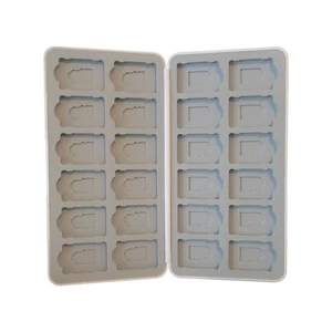 Game Card Portable Storage Box 24 card Capacity - Magnetic Closure - Picture 1 of 5