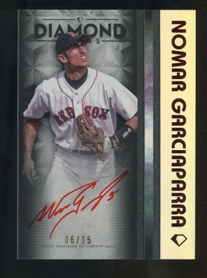2023 Topps Diamond Icons Nomar Garciaparra Red Ink AUTO 06/15 - Image 1 of 2