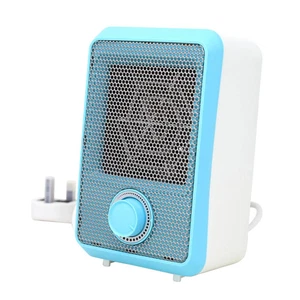 Tower Ceramic Portable Heater Fan With Overheat & Tip-Over Protection 600W- Blue - Picture 1 of 7