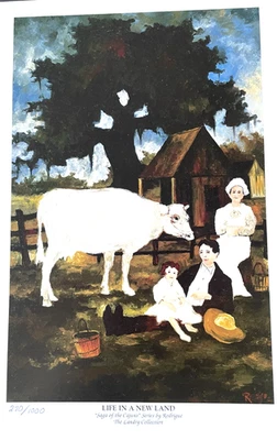 GEORGE RODRIGUE SAGA DE LOS CAJUNES VIDA EN UNA NUEVA TIERRA - # LTD = con certificado de autenticidad Foto 1 de 4
