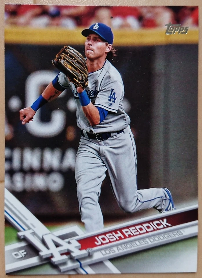 JOSH REDDICK 2017 329 MLB Major League LOS ANGELES DODGERS HOUSTASTROS Josh - Image 1 of 2