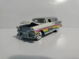 HOT WHEELS  🔥 '56 CHEVY NOMAD🔥 Peeps Delivery 🔥Loose🔥REAL RIDERS🔥VGC🔥 - Picture 1 of 10