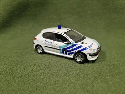 HONGWELL PEUGEOT 206 POLITIE BELGIO SCALA 1/43  - Immagine 1 di 4