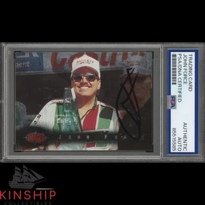 John Force signed 1995 Classic Card PSA DNA Slab NHRA Racing Auto C4608 - Picture 1 of 1