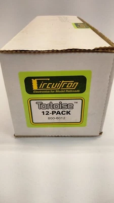 CIRCUITRON 800-6012 TORTOISE Slow Motion Switch Machines 12 Pack N HO O SCALE  - Image 1 of 4