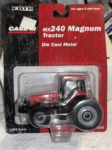ERTL CASE IH MX240 Magnum Tractor With Front Wheel Assist & Rear Triples 1/64 - Picture 1 of 6