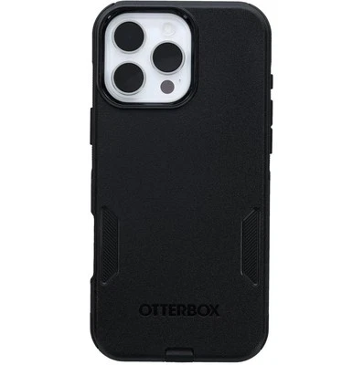 Funda protectora delgada negra a prueba de golpes para iPhone 16 Pro Max Commuter Foto 1 de 3