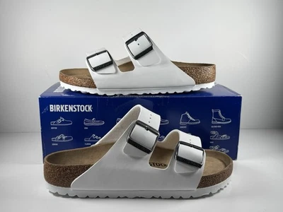 Birkenstock Arizona BS Blanco Talla 7 Mujer’s/38 Ajuste Regular 0552681 Foto 1 de 4