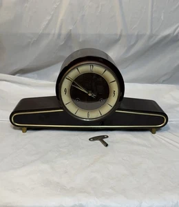 Mid Century Modern German Mantle Clock - Picture 1 of 15