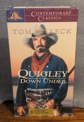 Quigley Down Under (VHS, 1990) - Contemporary Classics - Tom Selleck - Image 1 of 3