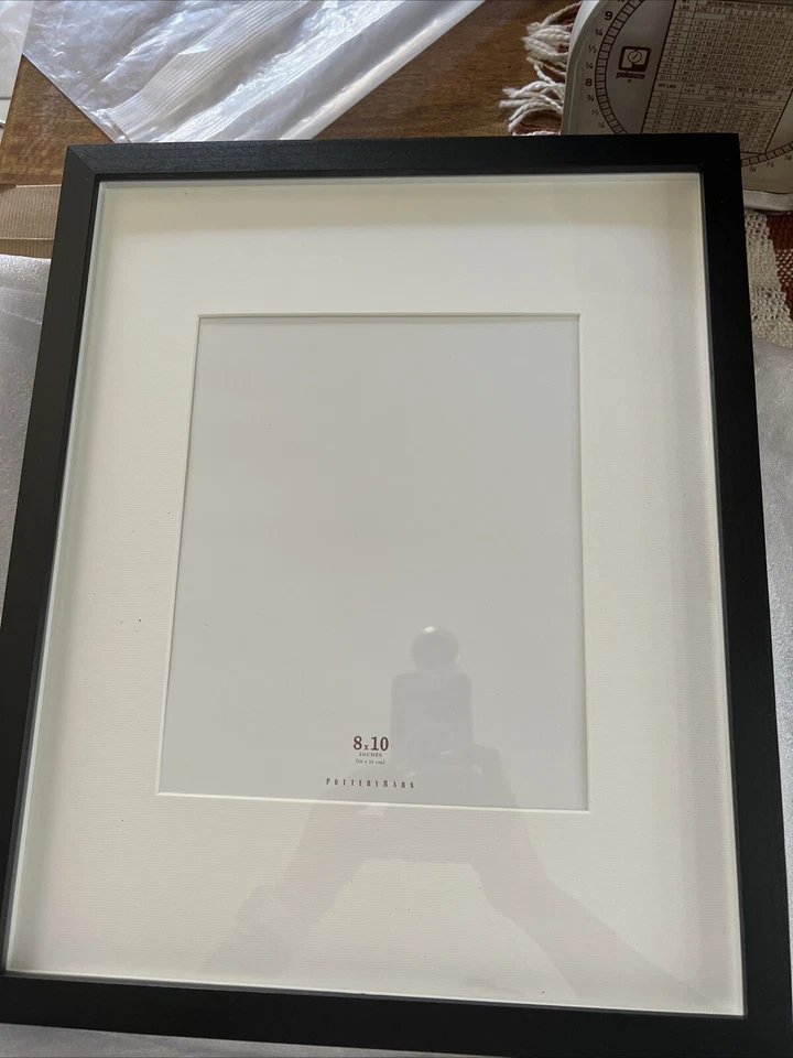 Barra de cerámica marco de galería de madera 8X10 estilo cuadro negro-noir Foto 1 de 4