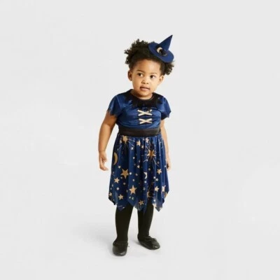 Toddler Navy Moonlight Witch Halloween Costume - 4T-5T #4175 - Image 1 of 4