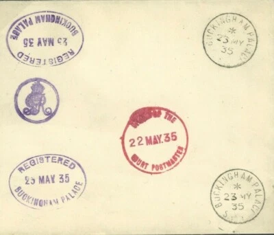 GB GPO OFFICIAL Card RARE ROYALTY POSTMARKS 1935 KGV {samwells-covers}R276d - Image 1 of 4