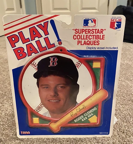 Roger Clemens MLB Baseball Play Ball 'Superstar Collectible Plaque' | Red Sox Cover