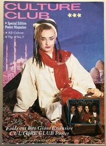 CULTURE CLUB *RARE ORIGINAL UK SPECIAL EDITION POSTER MAGAZINE NO.3 - Boy George - Picture 1 of 2