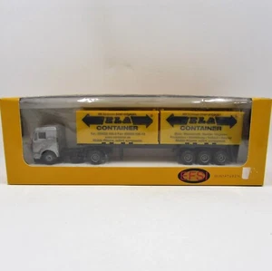 EFSI HOLLAND Diecast Metal MB trailer portacontenedores. Escala 1/87 H0 (2652) - Imagen 1 de 6