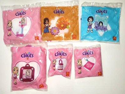 McDonalds 2004 Happy Meal Toys Lego Clikits 6 juguetes NUEVO Foto 1 de 4