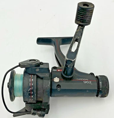 Vintage Abu Garcia graphite Cardinal 962 Ball Bearing Spinning Reel Fishing - Image 1 of 4