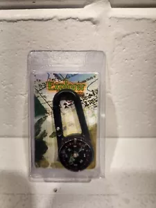 Explorer Kompass / Thermometer in einem mit integriertem Karabiner schwarzes Gehäuse - Bild 1 von 2