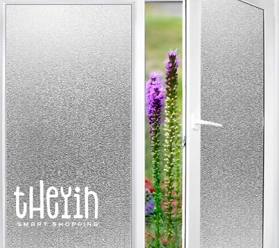 2m Matte White Frosted Privacy Window Film, Bubble Free, Stained Cling Static - Image 1 of 4