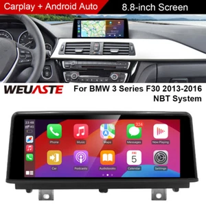 For BMW 3 Series F30 2013-2016 NBT 8.8'' Screen Android Auto Wireless Carplay - Picture 1 of 12