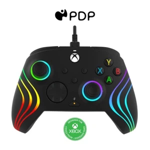 PDP Afterglow Wave LED WIRED Controller für Xbox Series X|S - Schwarz (049-024)™ - Bild 1 von 9
