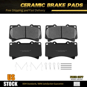 Front Ceramic Brake Pads for 2006 - 2010 Hummer H3 2009 - 2010 H3T w/ Hardware - Bild 1 von 7