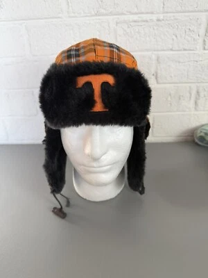 Sombrero trampero a cuadros Y2K Top Of The World Tennessee naranja Tennessee voluntario Foto 1 de 4
