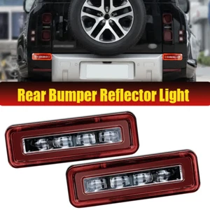 Luz de freno de parachoques trasero para Land Rover Defender 90 110 130 2020-2024 lámparas 1 par - Imagen 1 de 13