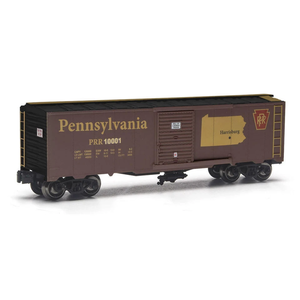 Menards  O-Gauge  PRR Pennsylvania Box Car New Release - Image 1 of 1