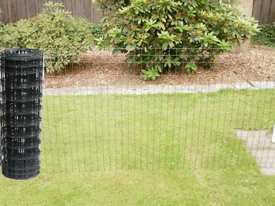 Gartenzaun Maschendraht Schweißgitter-zaun Wildzaun Gitterzaun grau anthrazit - Immagine 1 di 4