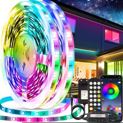 LED Band Streifen Licht RGB Stripe Lichtleiste Lichtschlauch Lichtleiste dimmbar - Bild 1 von 4