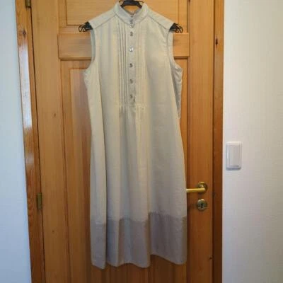 Burberry London Dress Beige Flare Women's Size M From Japan Used - Image 1 of 4