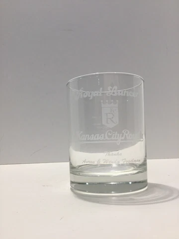 RARE Vintage Kansas City Royals Lancers Glass Limited Edition Of 100 4” Tall Cover