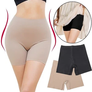 Women Slip Shorts for Under Dresses Seamless Safety Boyshorts Pants Underwear - Picture 1 of 14