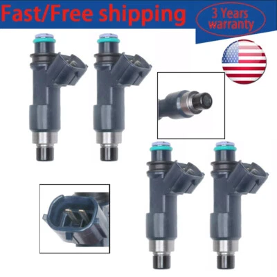 Juego de 4 piezas inyector de combustible 13537528176 para Mitsubishi Galant 2004-2012 2,4 L L4 Foto 1 de 4