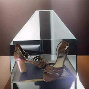 Worthington Women’s Barra Heeled Sandals Buckle Open Toe Block Heel Size 8.5 M - Picture 1 of 7