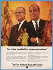1968 First National Bank Of Chicago Bob Heymann Nelson Kramer Fashion Experts Ad