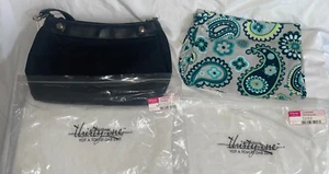 NIP Thirty One Suite Skirt Purse Black & Suite Skirt Paisley Day - Picture 1 of 4