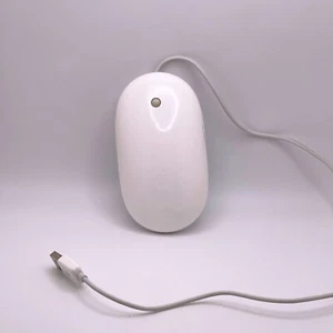 Original OEM Apple Mighty Mouse kabelgebunden USB weiß Modell A1152 MA086LL/A - Bild 1 von 6