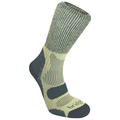 Bridgedale Mens Lightweight Cotton Cool Comfort Walking Sock - Charcoal