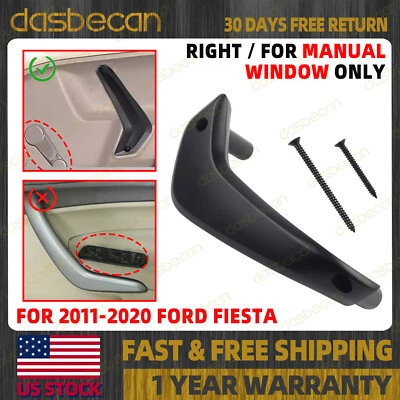 Right Passenger Side Door Inner Pull Handle For Ford Fiesta 11-20 Manual Window — 第 1/4 张图片