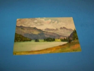 Vintage STFZ Stehli Freres  Postcard  Switzerland   "Silvaplana"  No. 2377 - Picture 1 of 2