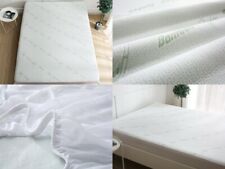 Bamboo Waterproof Mattress Protector Soft Hypoallergenic Fully Fitted Skirt 38cm