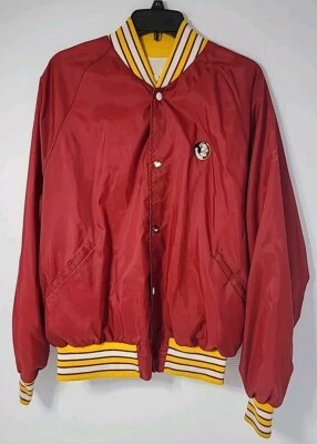 Chaqueta cortavientos de bicicleta vintage años 80 forrada frente a presión para hombre talla L bordada Foto 1 de 4