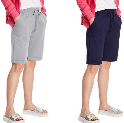 Женские карманные шорты Hanes French Terry Bermuda - Изображение 1 из 3