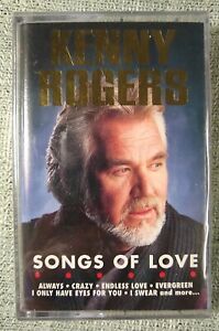 NEW - KENNY ROGERS - SONGS OF LOVE Cassette TAPE 1998 BRAND New FACTORY Sealed 