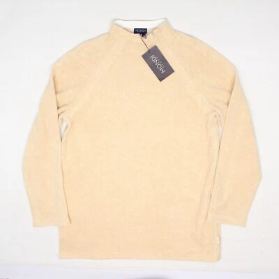 NWT Mondi Sport Brushed Terry Tunic Womens 38 Camel Tan Zip Pockets  - Image 1 of 4